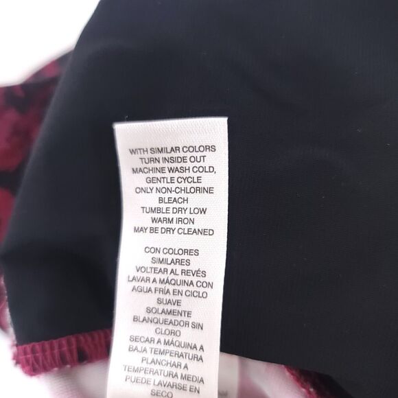 Chicos Fabulously Slimming Leggings Womens Medium Size 1 Floral Tummy Pants - Picture 8 of 9